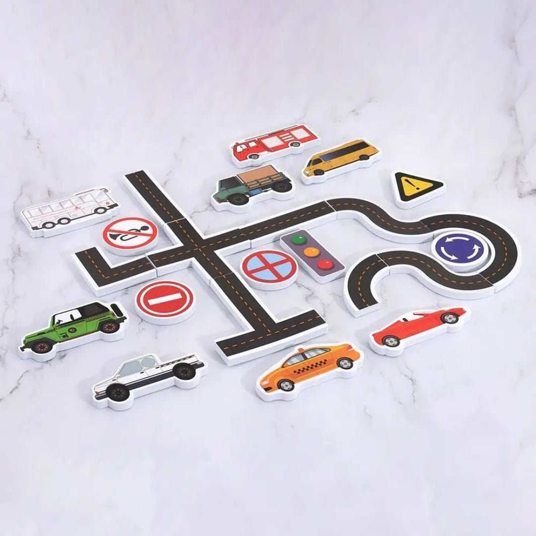 BathTime Highway – Fun Road Set for Toddlers-12
