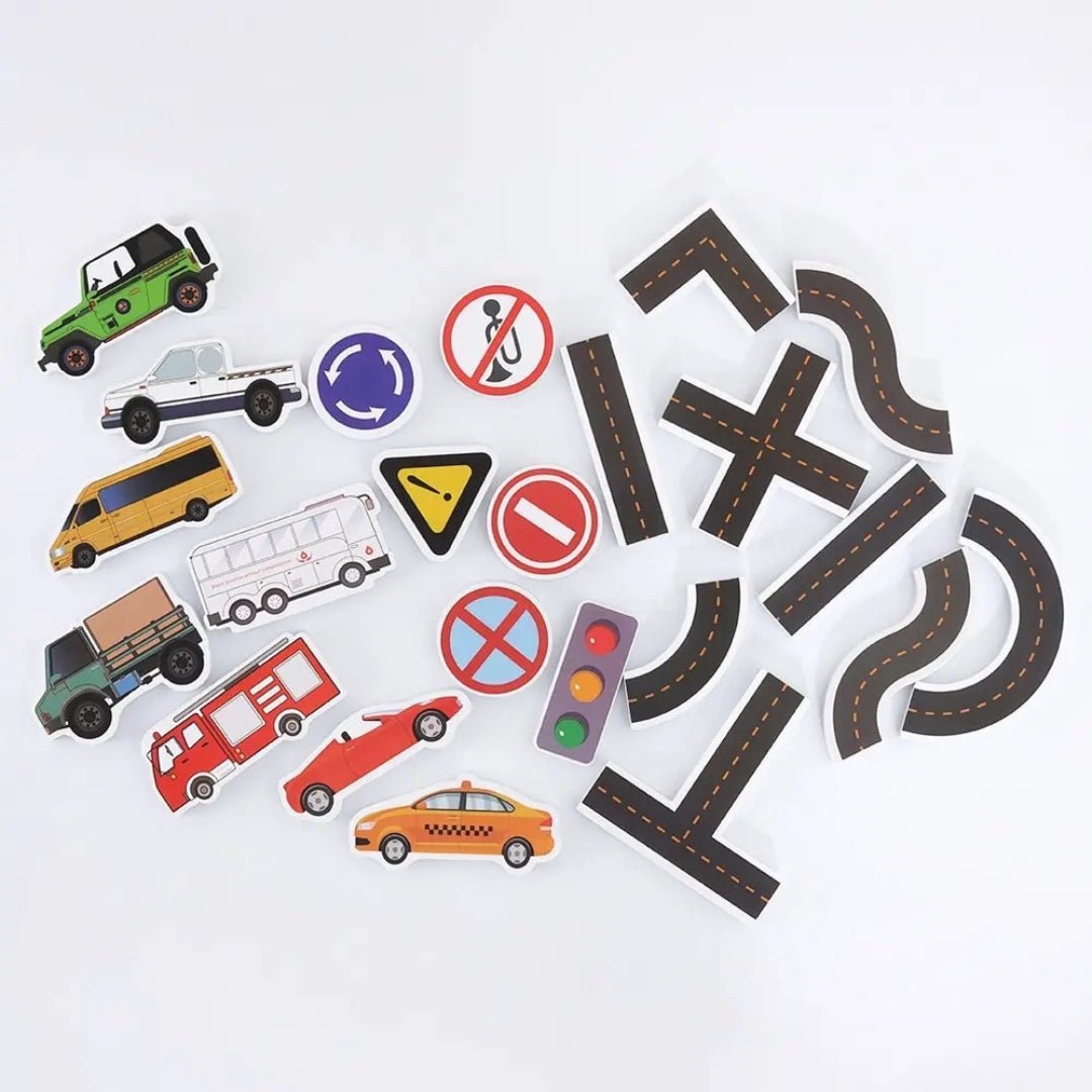 BathTime Highway – Fun Road Set for Toddlers-6