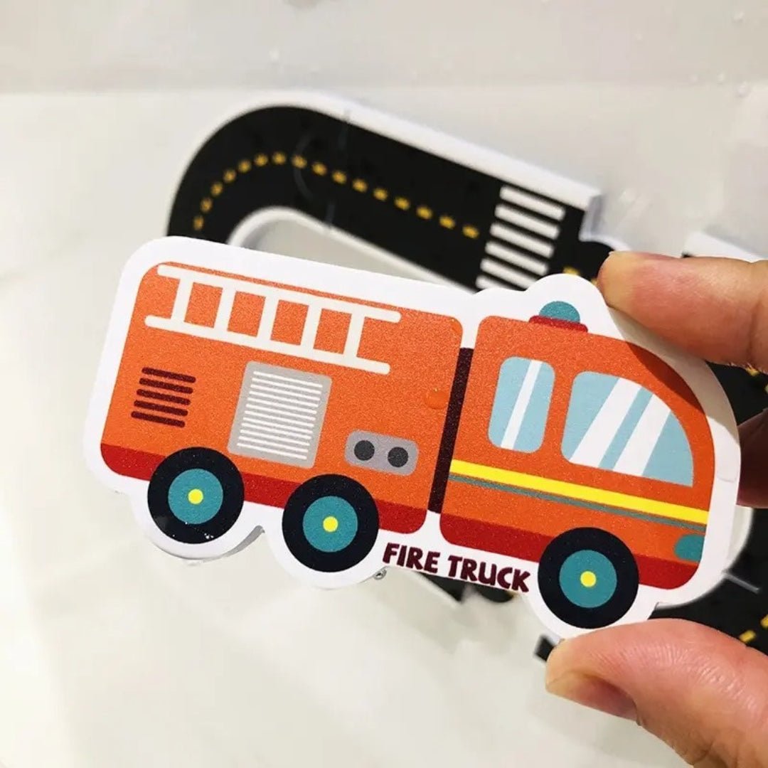 BathTime Highway – Fun Road Set for Toddlers-8