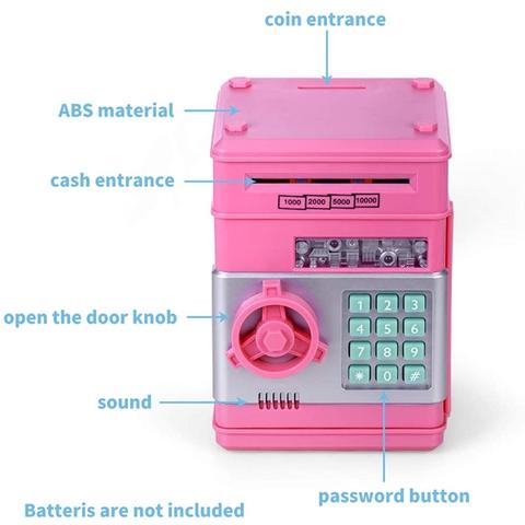 Kids' Electronic Toy Safe – Learn to Save & Have Fun!