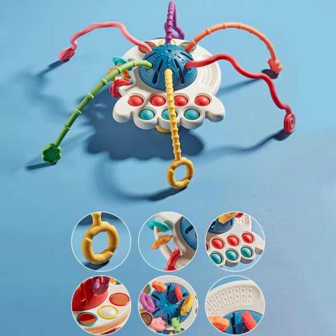 Soothing Octopus Teether – Gentle Relief for Teething Babies-7