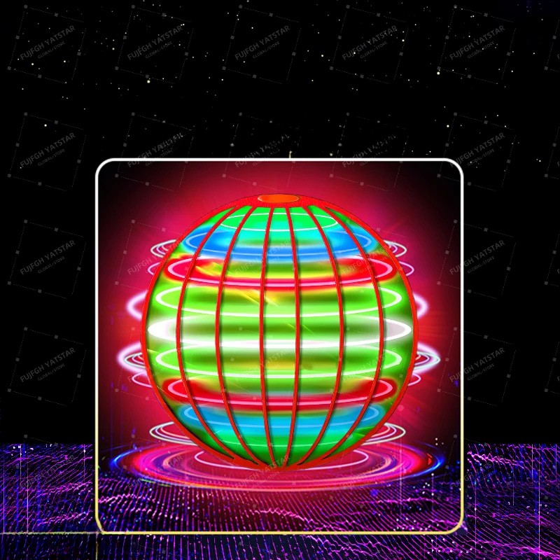 Magic LED Flying Ball Toy for Kids – Interactive Hover Fun