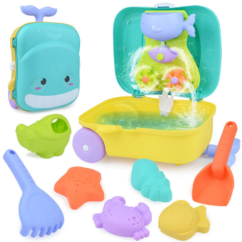All-in-One Beach Trolley Toy Set for Kids – Animal Design