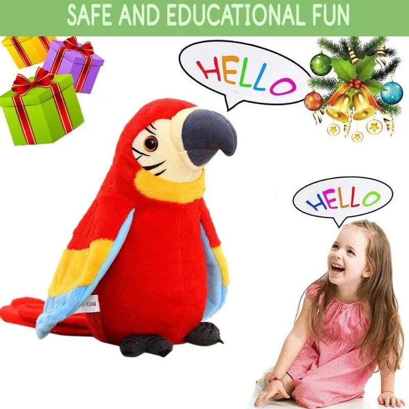 Talking Parrot – Interactive Plush Toy for Kids