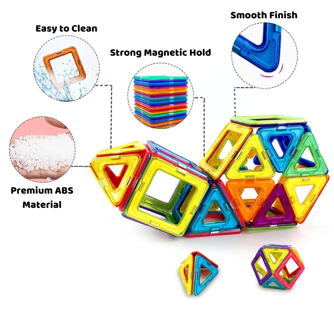 Magnetic Building Set for Kids – Creative Learning Toy