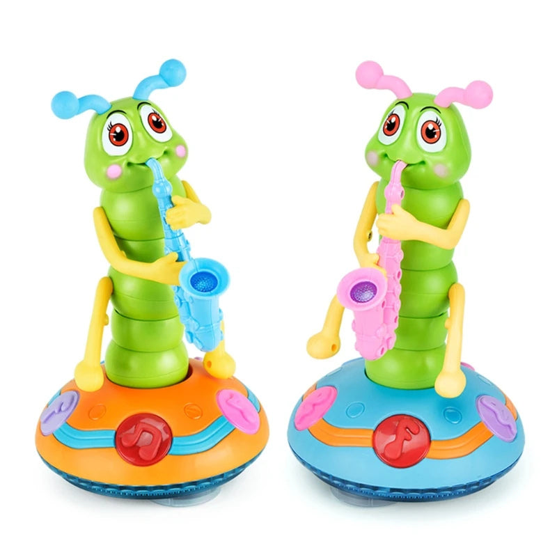 Dancing Saxophone Caterpillar Toy – Musical Light-Up Fun for Toddlers