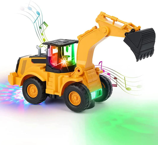 Dancing Music Excavator Toy with Lights & Sound