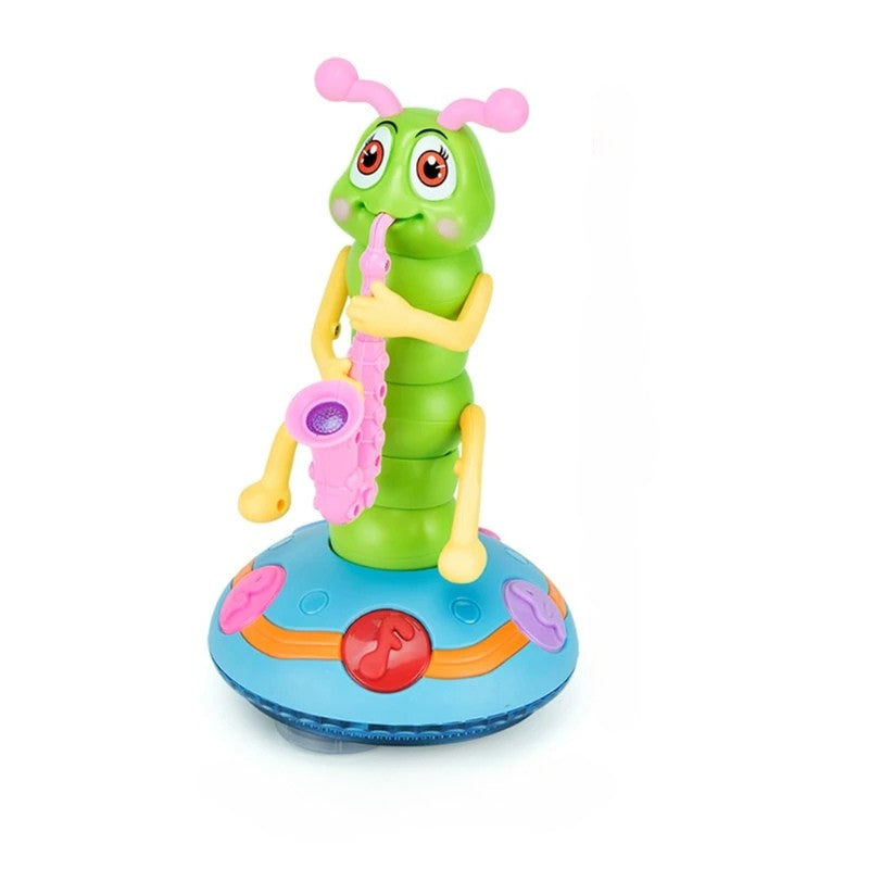Dancing Saxophone Caterpillar Toy – Musical Light-Up Fun for Toddlers