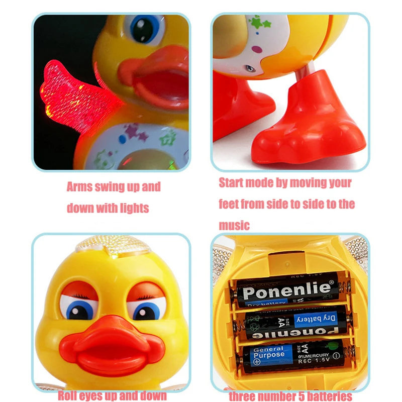 Dancing Duck Toy with Music & Lights – Interactive Toddler Fun