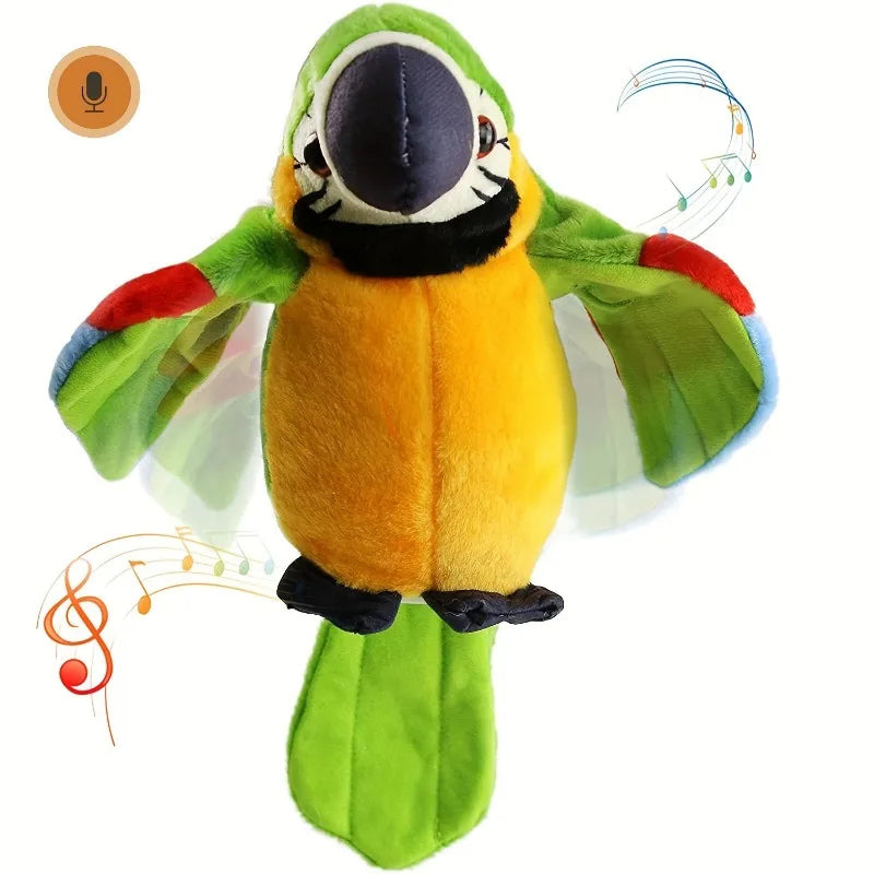 Talking Parrot – Interactive Plush Toy for Kids