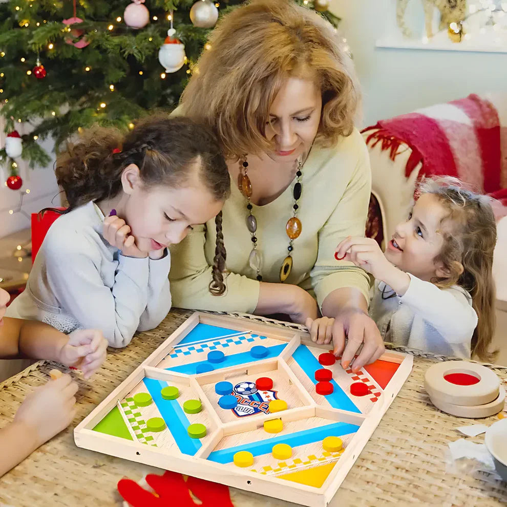 Game Board Knowledge Hockey – 2-in-1 Action Learning Game KiddaraWorld UK