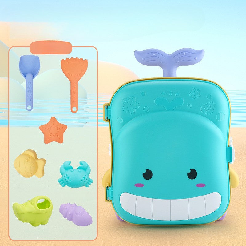 All-in-One Beach Trolley Toy Set for Kids – Animal Design