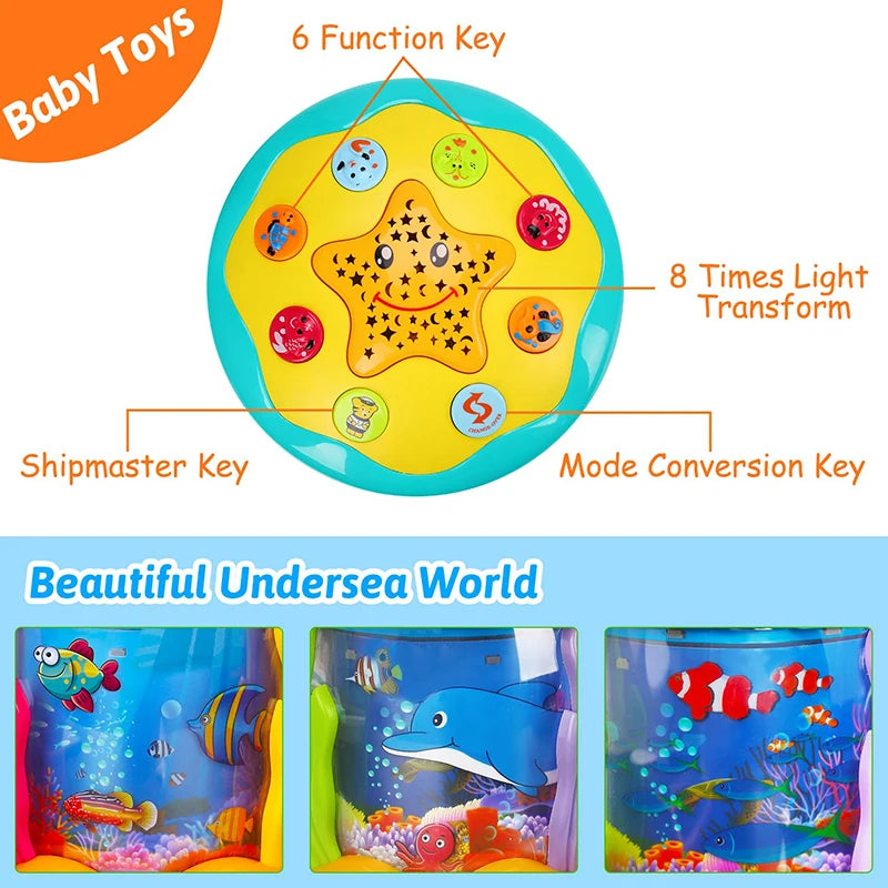 Relaxing Night Light Projector – Peaceful Sleep for Kids