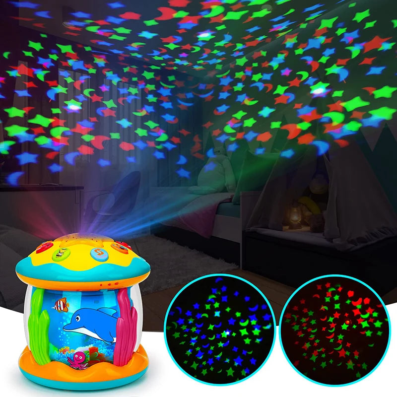 Relaxing Night Light Projector – Peaceful Sleep for Kids