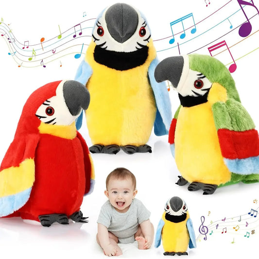 Talking Parrot – Interactive Plush Toy for Kids