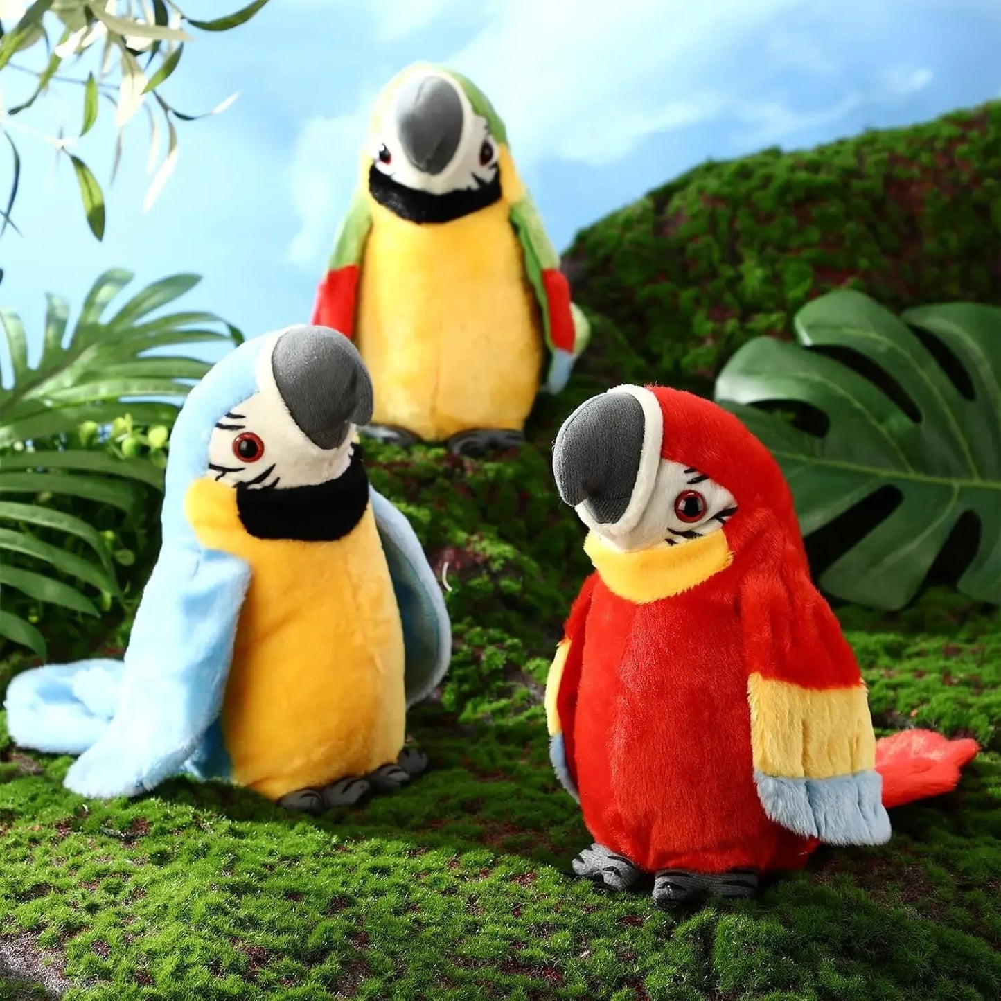 Talking Parrot – Interactive Plush Toy for Kids