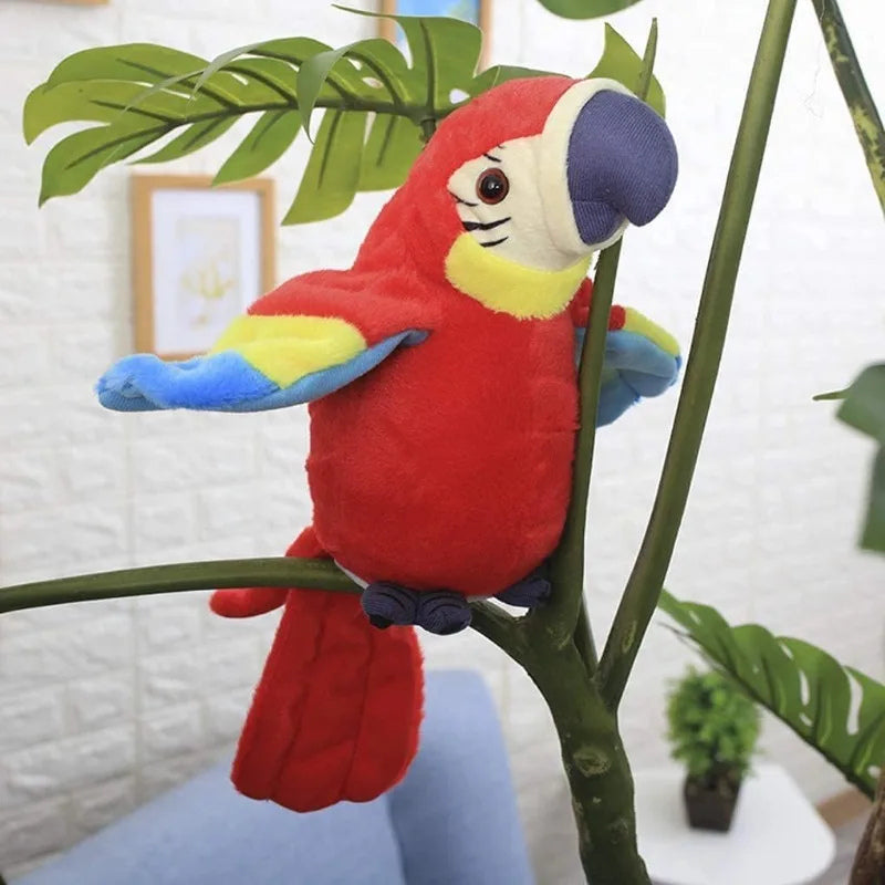 Talking Parrot – Interactive Plush Toy for Kids