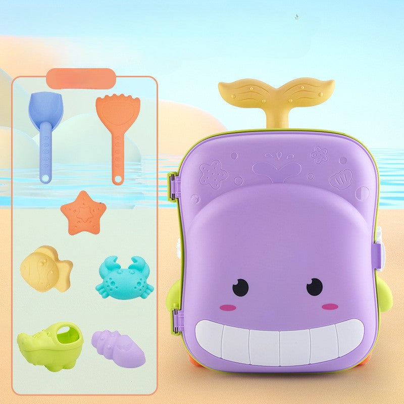 All-in-One Beach Trolley Toy Set for Kids – Animal Design