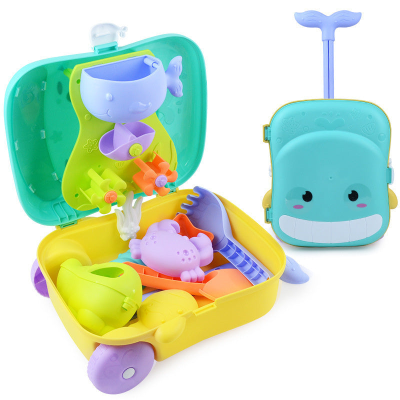 All-in-One Beach Trolley Toy Set for Kids – Animal Design