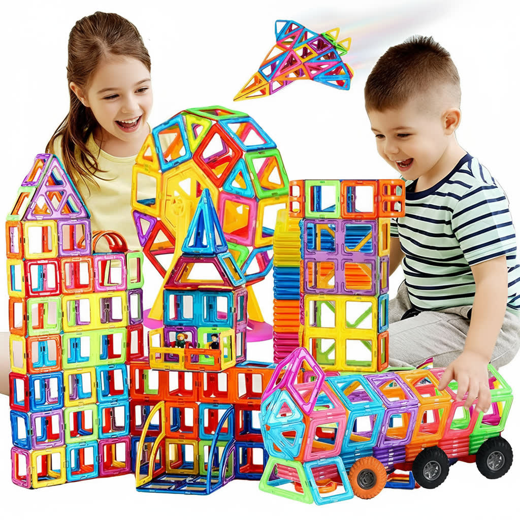 Magnetic Building Set for Kids – Creative Learning Toy